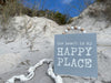 PS-7859 - Happy Place Box Sign w/ Beads