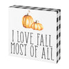 CA-4345 - Love Fall Most Box Sign