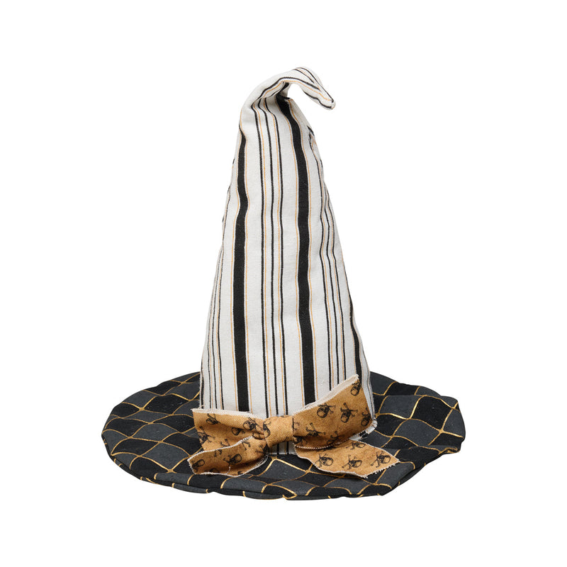CF-2886 - *BG Stripe Fabric Witch Hat