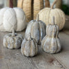 CA-5263 - Sm. Driftwood 3D Carved Pumpkin