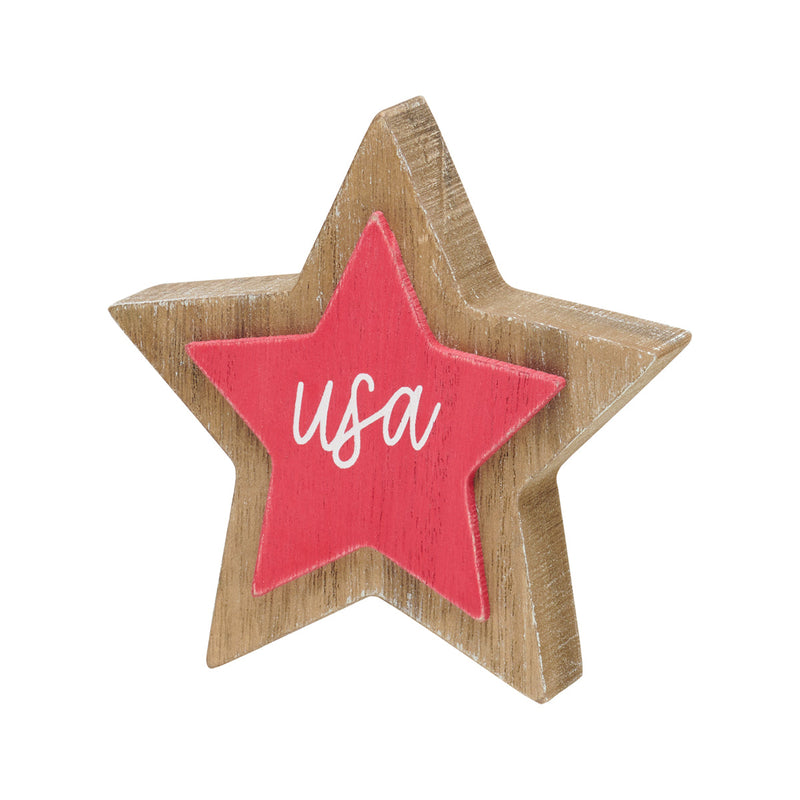 PS-8302 - Red USA 3D Star
