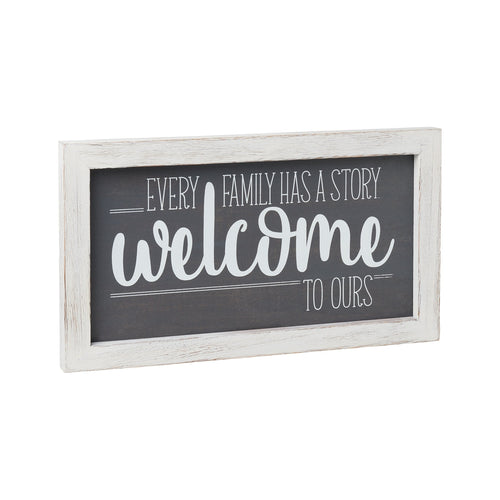 Welcome Story Framed Sign