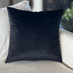 CF-3495 - Black Velvet 20x20 Pillow (DUE IN AUGUST)