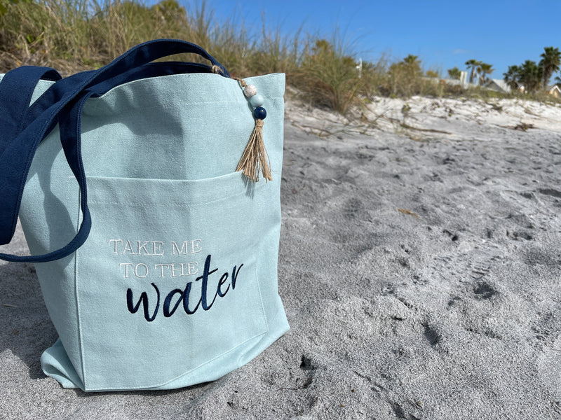 PS-7918 - To the Water Canvas Tote