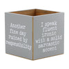 CA-3712 - *Snarky Sayings Container (4-sided)