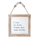 CA-3717 - *Wine Chaos Beaded Sign