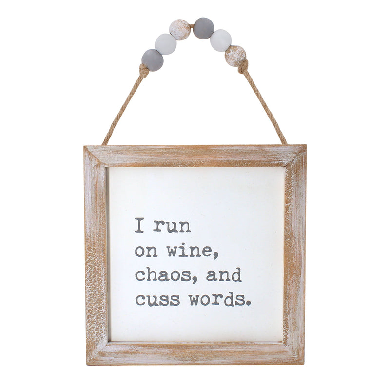 CA-3717 - *Wine Chaos Beaded Sign