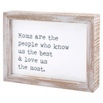 CA-3736 - Love Us Most Framed Sign