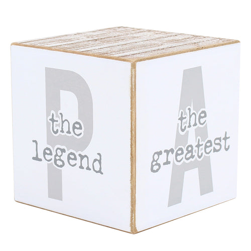 Papa Sayings Cube (4-sided)