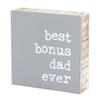 Bonus Dad Block Sign