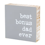 Bonus Dad Block Sign