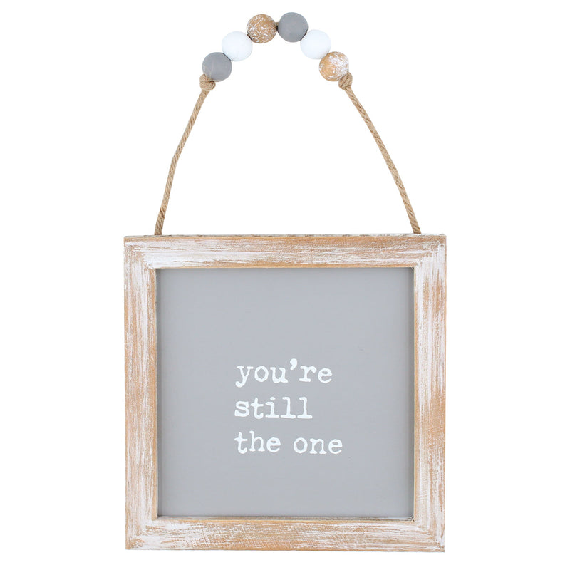 The One Beaded Hanging Sign