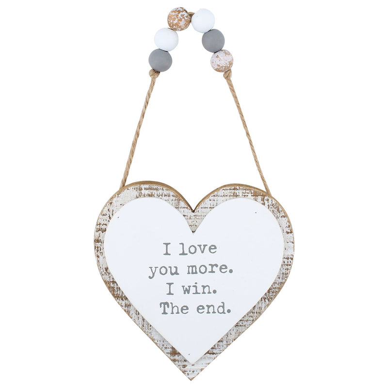 CA-3786 - *I Win 3D Heart w/ Beads