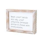 CA-3825 - Wash Your Hands Framed Sign