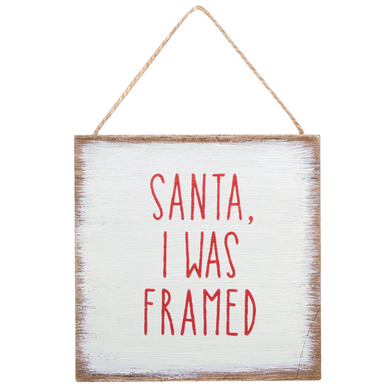 CA-3963 - I Was Framed Wood Ornie