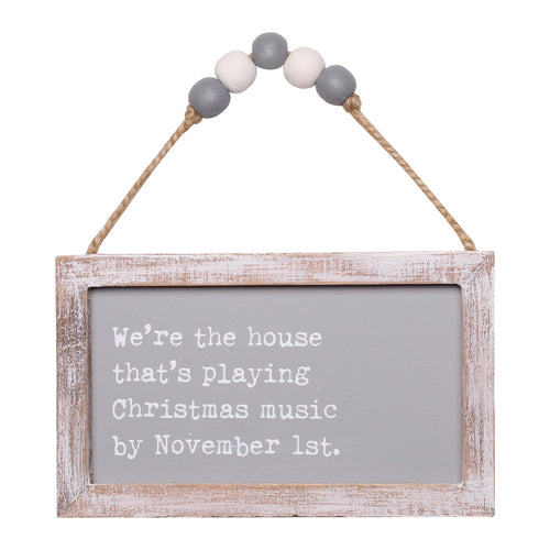 Music Beaded Framed Ornie