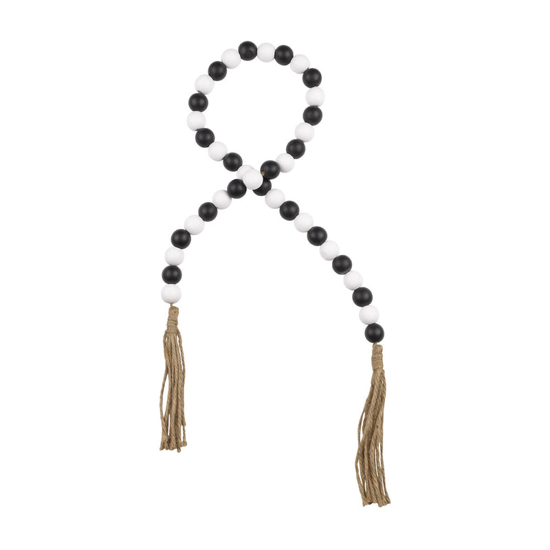 CA-4241 - BW Beaded Tassel