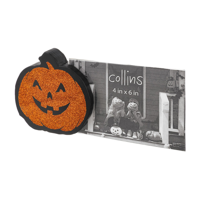 Glitter Pumpkin Photo Frame