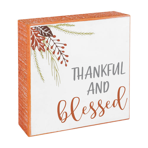 Thankful Weathered Box Sign