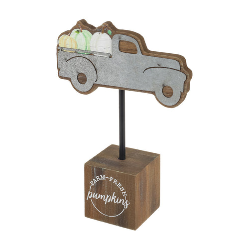 Pastel Pumpkins Truck on Base