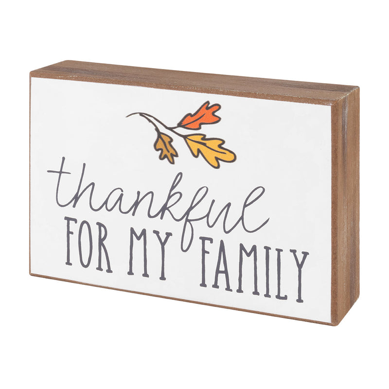 CA-4451 - *Thankful Family Box Sign