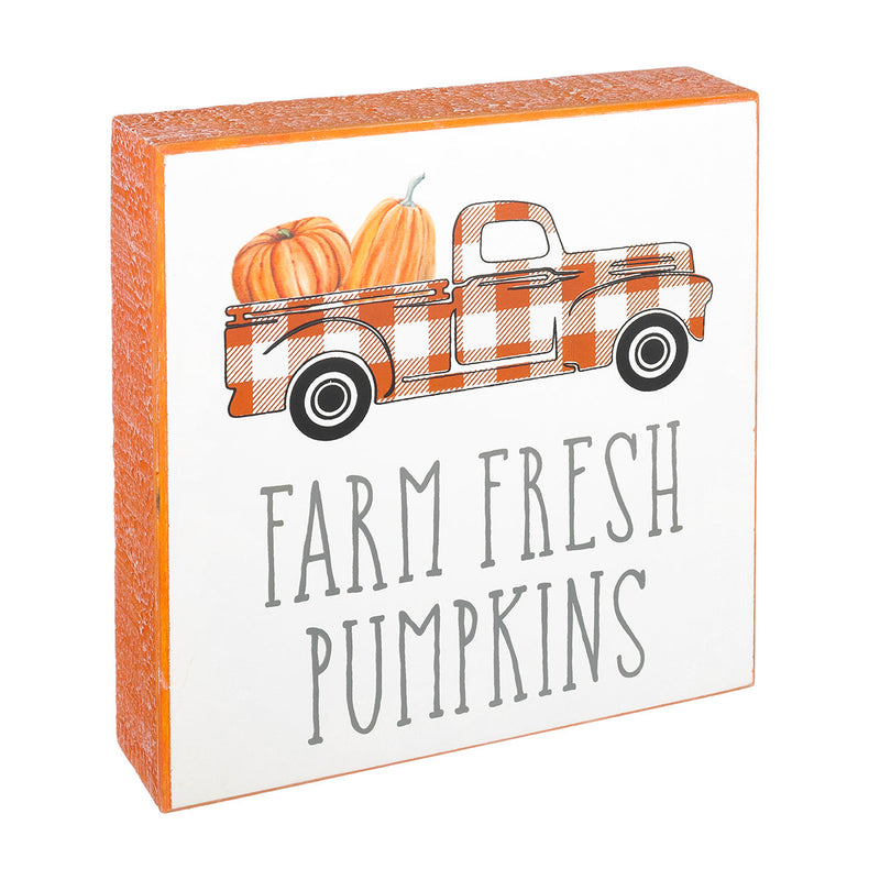 CA-4521 - Pumpkin Truck Weathered Box Sign