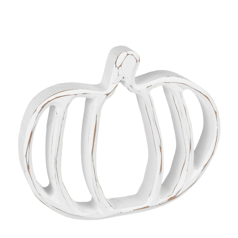 CA-4570 - Lrg. Hollow White Pumpkin