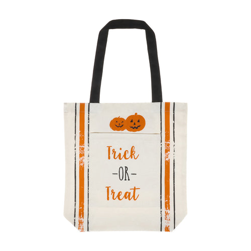 Trick or Treat Striped Tote