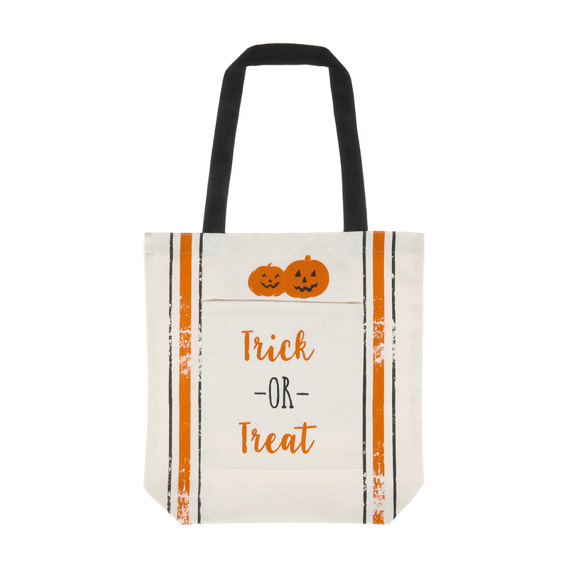 Trick or Treat Striped Tote