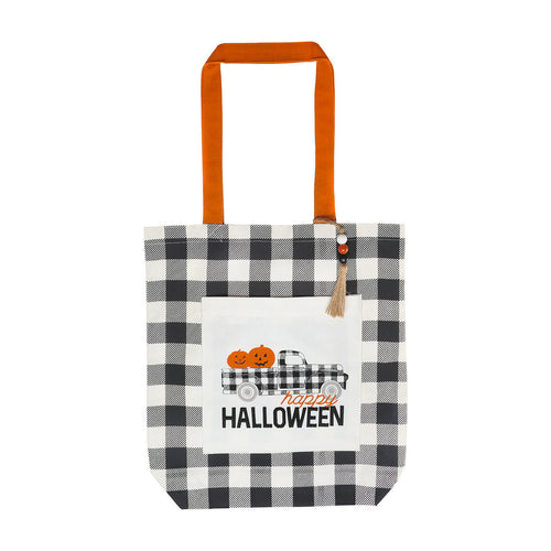 BW Halloween Tote