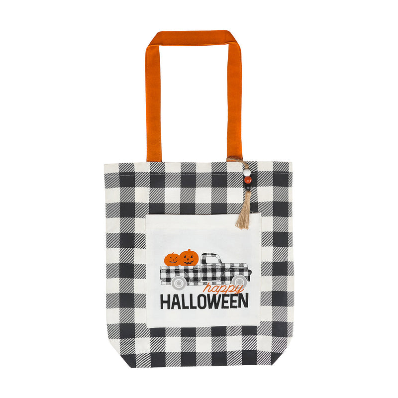 BW Halloween Tote