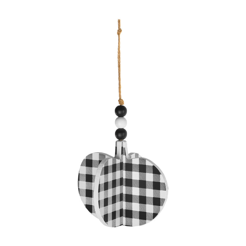 BW Puzzle Pumpkin Ornie