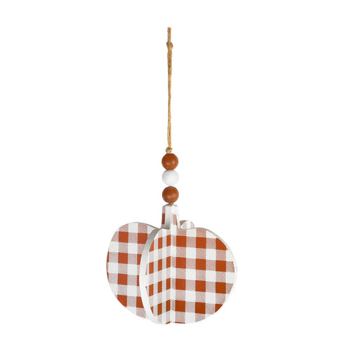 OW Check Puzzle Pumpkin Ornie