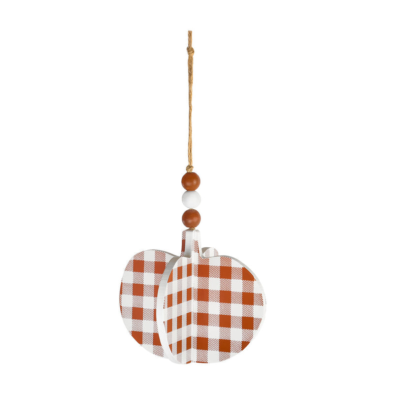 OW Check Puzzle Pumpkin Ornie
