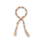 CA-4701 - Wh/Or/Gry Beaded Tassel