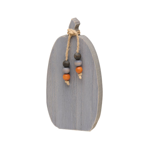 Sm. Dark Gray Wash Tall Pumpkin