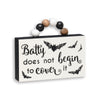CA-4767 - Batty Box Sign w/ Beads