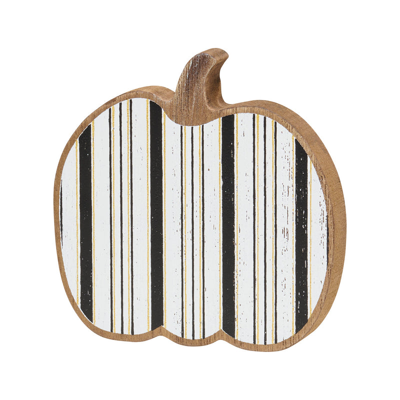 CA-4782 - BG Striped Pumpkins, Set of 2