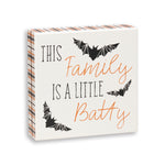 CA-4795 - Little Batty Plaid Box Sign