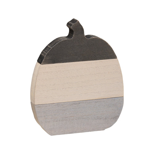 Sm. Blk/Gry Plank Pumpkin