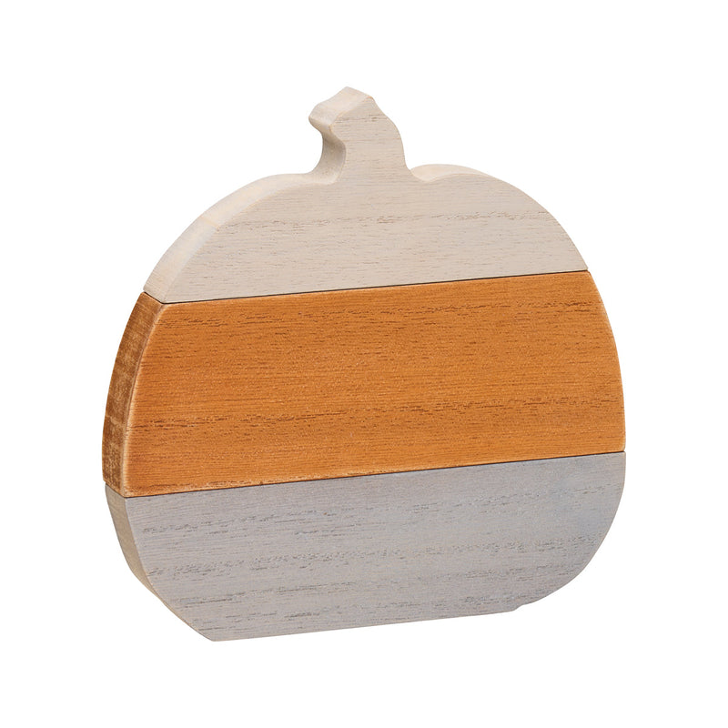 CA-4811 - Med. Gry/Org Plank Pumpkin