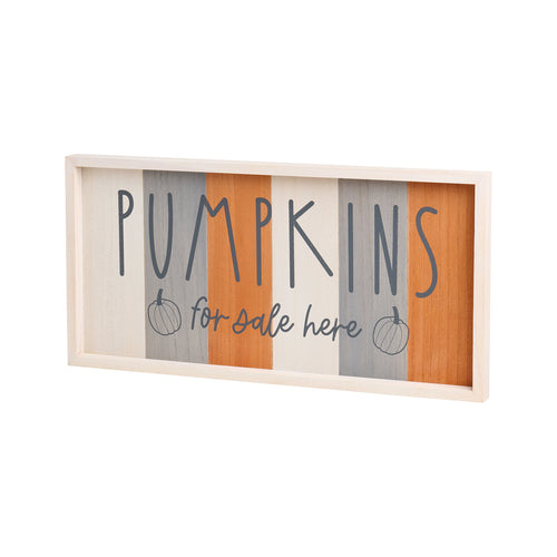 Pumpkins For Sale Plank Sign
