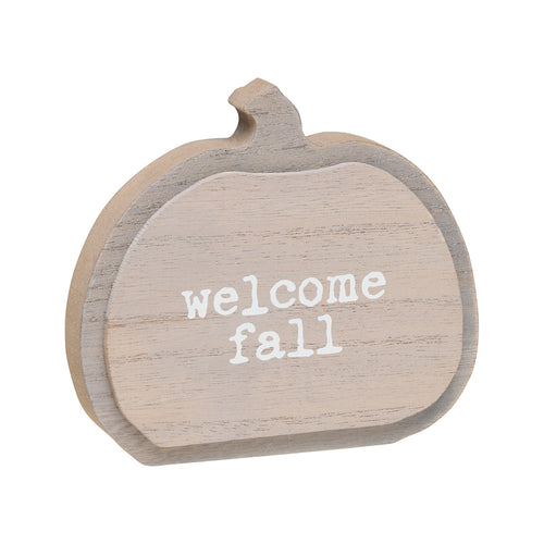 Welcome 3D Washed Pumpkin
