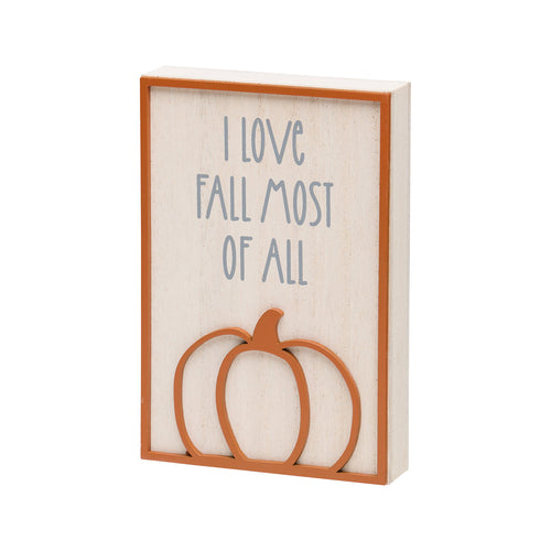 Love Fall Laser Block