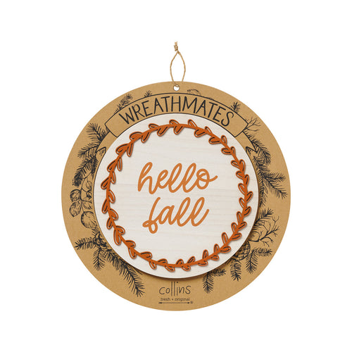 Hello Fall Laser Wreathmate