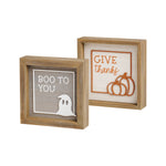 CA-5012 - Boo/Thanks Sign (Reversible)