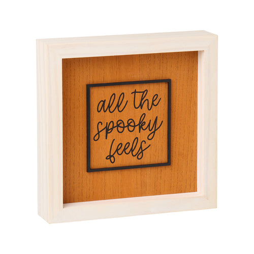 CA-5015 - Spooky/Fall Feels Sign (Reversible)