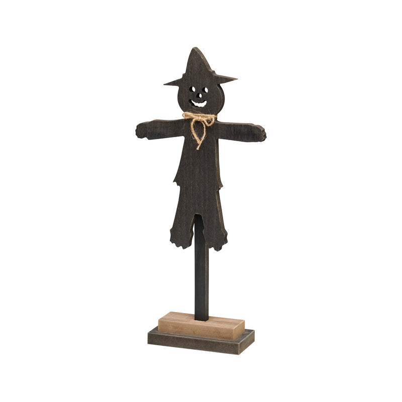 CA-5022 - Lrg. Black Scarecrow on Base