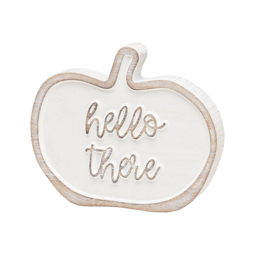 Hello Carved Pumpkin