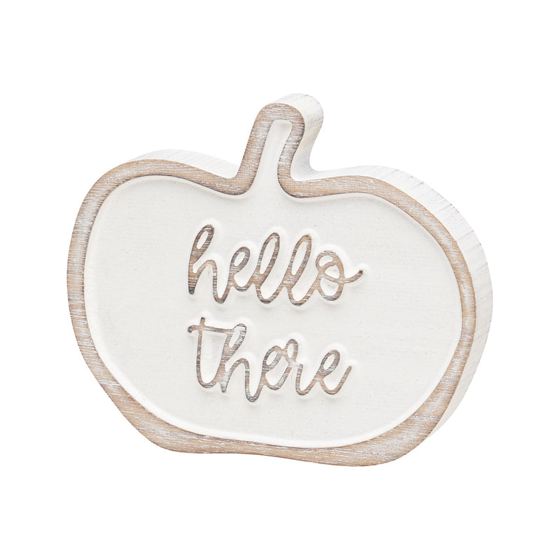 Hello Carved Pumpkin